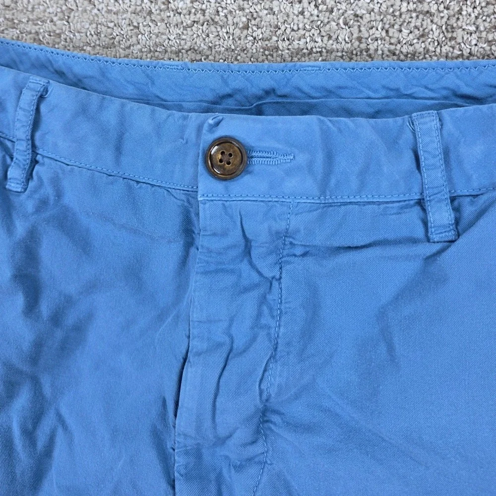 Faherty Island Life Mens Size 35 Blue Chino Shorts Casual 7
